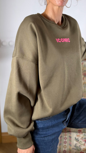 SWEAT ICONIC KAKI SWEAT ICONIC KAKI