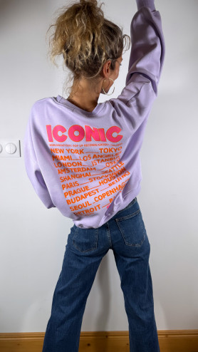 SWEAT ICONIC LILA SWEAT ICONIC LILA