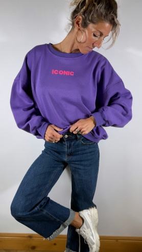 SWEAT ICONIC VIOLET SWEAT ICONIC VIOLET