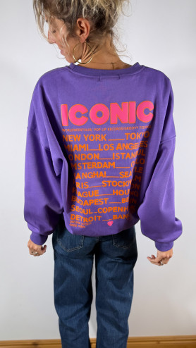 SWEAT ICONIC VIOLET SWEAT ICONIC VIOLET