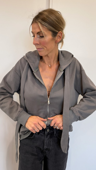 SWEAT LIPON GRIS