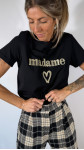 T-SHIRT MADAME NOIR