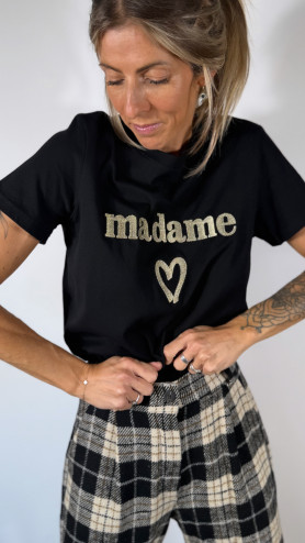 T-SHIRT MADAME NOIR
