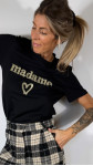 T-SHIRT MADAME NOIR