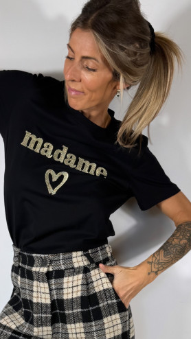 T-SHIRT MADAME NOIR