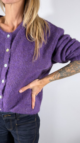 PULL CÉLESTE VIOLINE