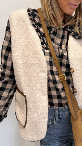 GILET ORELSA BEIGE