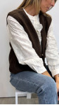 GILET ORELSA CHOCOLAT
