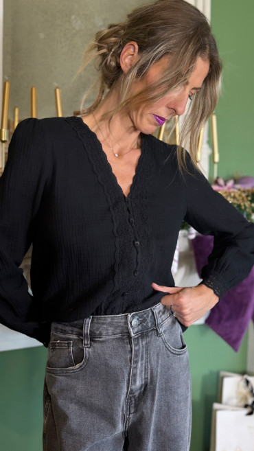 BLOUSE KATTY GAZE DE COTON