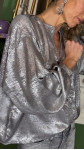 BLOUSE ANÉMA ARGENT