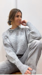 PULL SOULEIMA GRIS