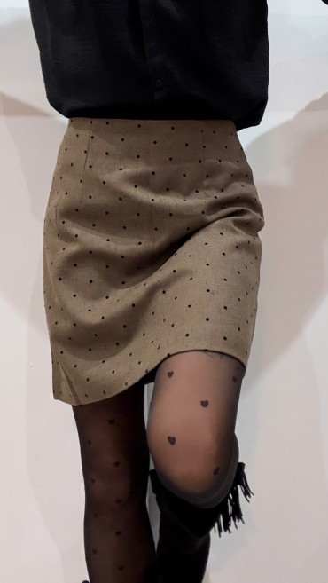 JUPE SUZON MARRON