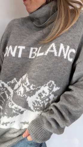 PULL MONT BLANC GRIS