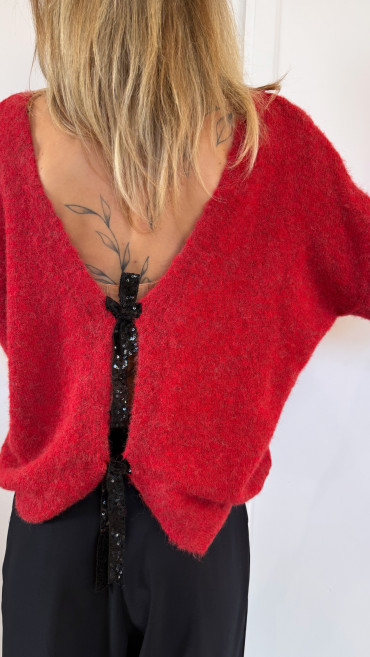 PULL JESSICA ROUGE