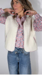 GILET ANOUK ÉCRU
