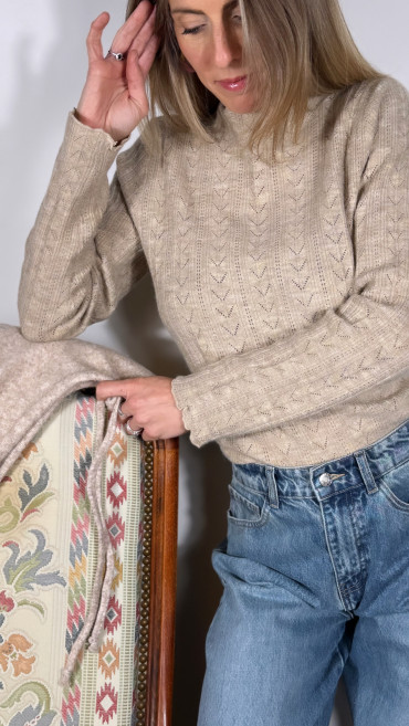 PULL SANDRA BEIGE