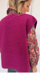 GILET MILEE FUSHIA