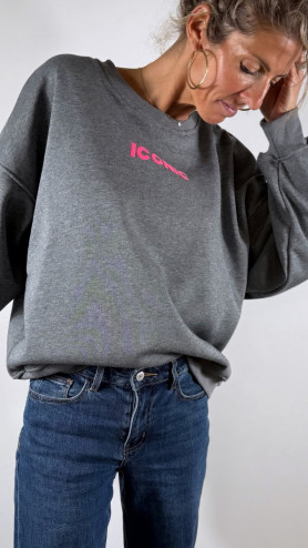 SWEAT ICONIC GRIS