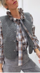 GILET MATY GRIS