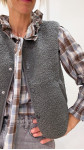 GILET MATY GRIS