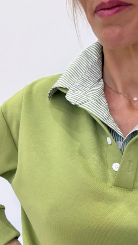 SWEAT COXIE OLIVE