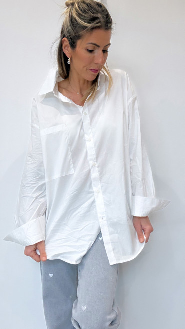 CHEMISE CRISTINA BLANCHE