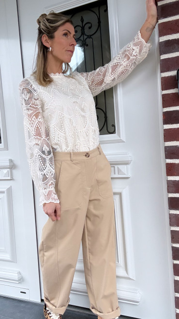 BLOUSE CLARENCE TRANSPARENT