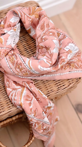 FOULARD BLUSH 100CM