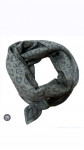 FOULARD GRIS KAKI