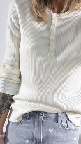 PULL EMMANUELLE BLANC