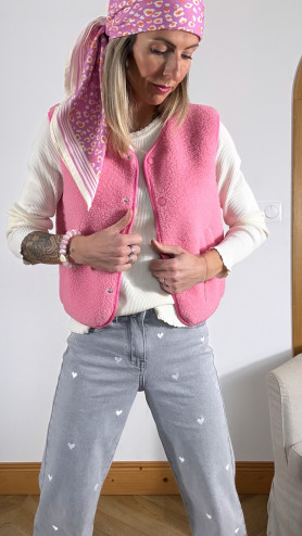 GILET JALINE BONBON