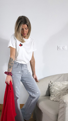 T-SHIRT SWEETY BLANC