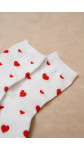 CHAUSSETTE PETITS COEUR ROUGES
