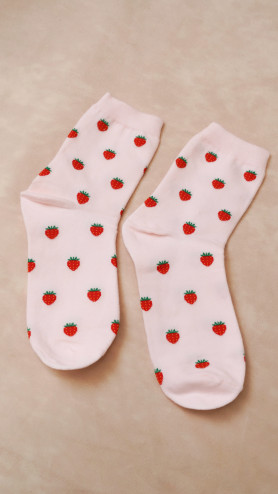 CHAUSSETTE FRAISES