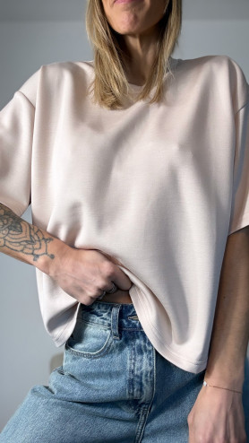T-SHIRT MOY BEIGE