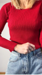 PULL JASMIN ROUGE