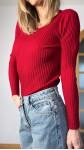 PULL JASMIN ROUGE