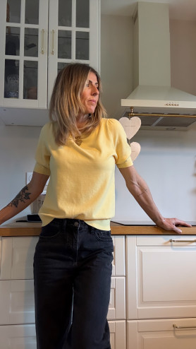 PULL JOLINE JAUNE