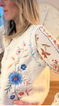 GILET  BRODÉ