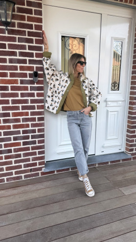 VESTE RÉVERSIBLE MAYA KAKI