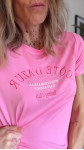 T-SHIRT COTE D'AZUR ROSE