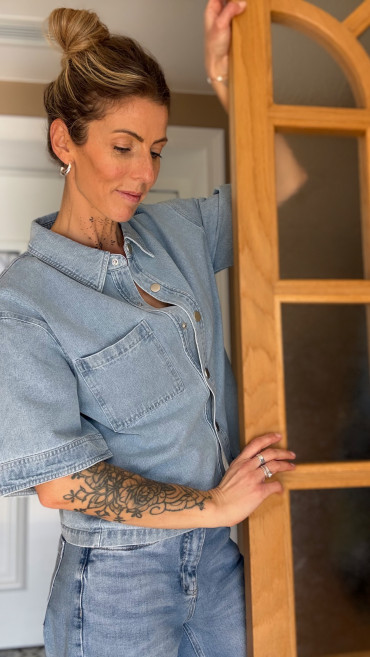 CHEMISE EN JEANS MALIKA