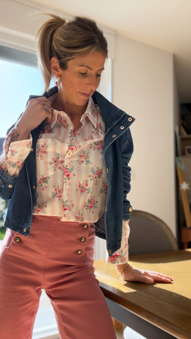 CHEMISE ALBANA RAYÉE