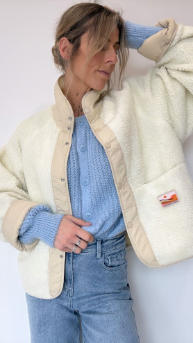 VESTE MAYA REVERSIBLE BEIGE