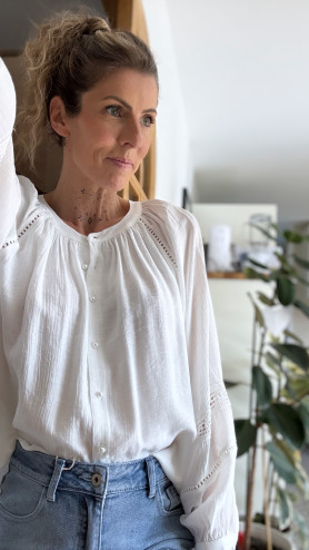 BLOUSE MINA BLANCHE