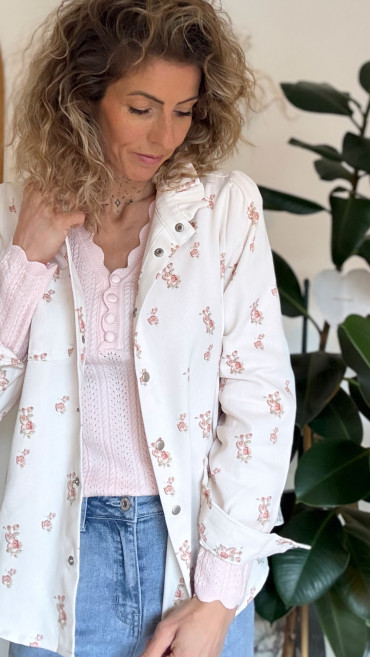 VESTE CARMEN FLEURS