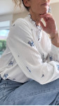 CHEMISE MANON FLEURS BLEU