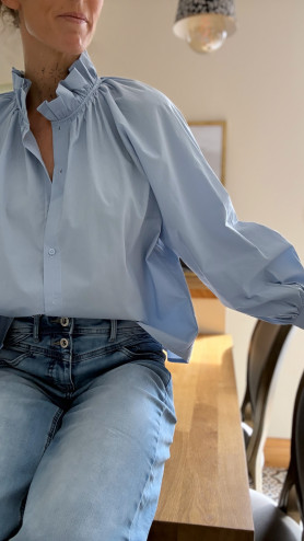 BLOUSE APPOLINE BLEUE