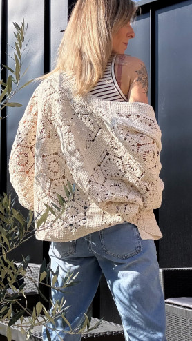 GILET JOSETTE CROCHET