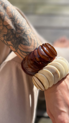 BRACELET ÉCAILLE ÉCRU